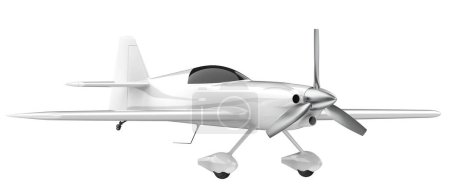 Foto de Ilustración 3d de XtremeAir Sbach 342 aislado sobre fondo blanco. monoplano acrobático y itinerante de dos asientos - Imagen libre de derechos