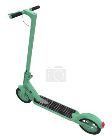 Photo for Modern scooter isolated on white background - Royalty Free Image