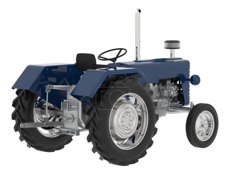 Photo for 3 d render of a tractor - Royalty Free Image
