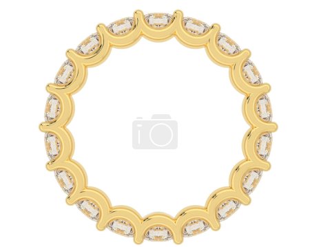 Photo for 3 d illustration of a beautiful decorative precious jewelry - Royalty Free Image