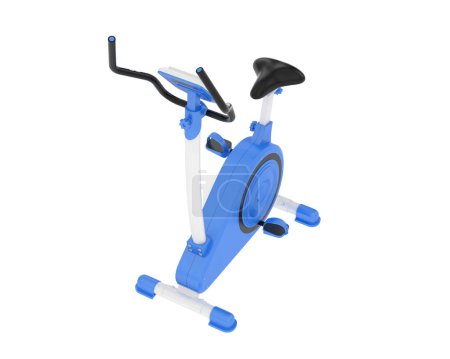 Photo for Magnetic bike isolated on background. 3d rendering, illustration - Royalty Free Image