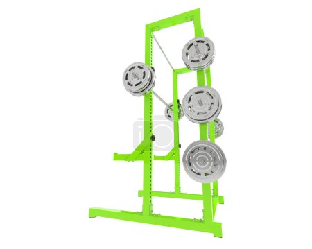 Photo for 3d illustration of gym sport equipment - Royalty Free Image