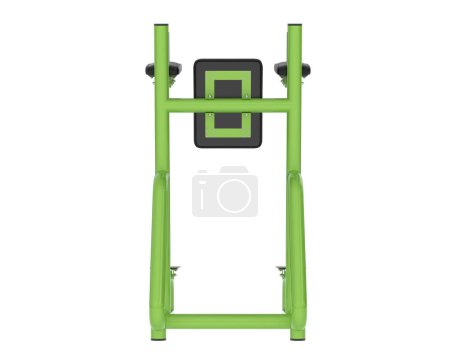Photo for 3d illustration of Roman chair, workout gym equipment - Royalty Free Image