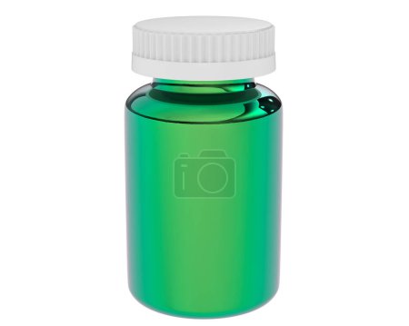 Téléchargez les photos : Pilule bouteille isolée sur fond blanc - en image libre de droit