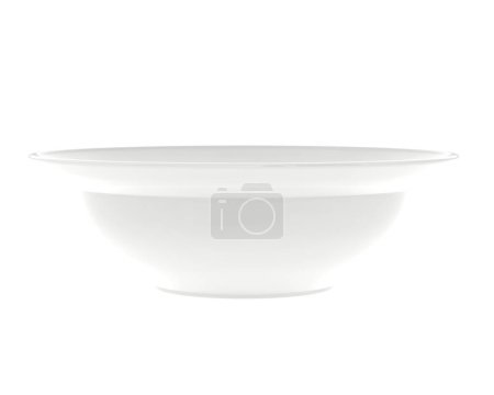 Photo for Color 3d rendered illustration of bowl - Royalty Free Image