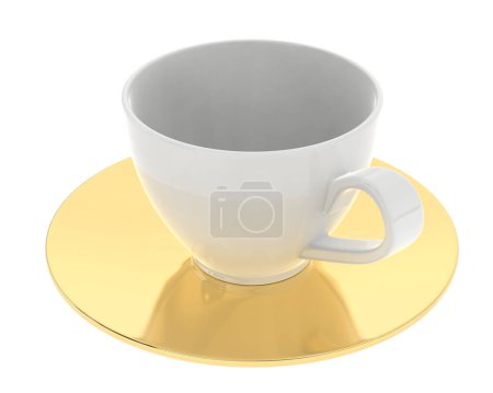 Photo for Color 3d rendered illustration of cup - Royalty Free Image