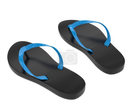 Photo for Flip flops isolated on white background - Royalty Free Image