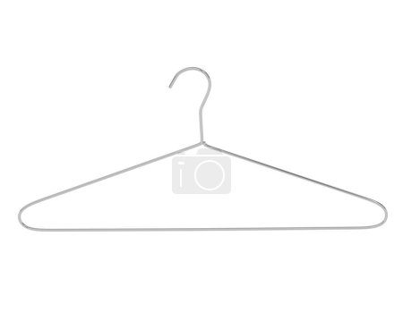 Photo for Hanger isolated on background. 3d rendering, illustration - Royalty Free Image