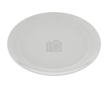 Téléchargez les photos : Assiette isolée sur fond. rendu 3d - illustration - en image libre de droit