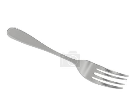 Photo for Fork isolated on white background - Royalty Free Image