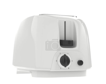 Photo for Toaster, kitchen appliance isolated on white background - Royalty Free Image