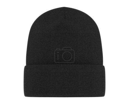 Photo for Beanie isolated on background. 3d rendering - illustration - Royalty Free Image