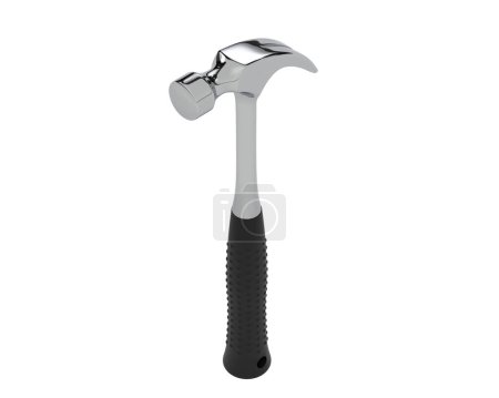 Photo for Claw hammer isolated on background. 3d rendering - illustration - Royalty Free Image