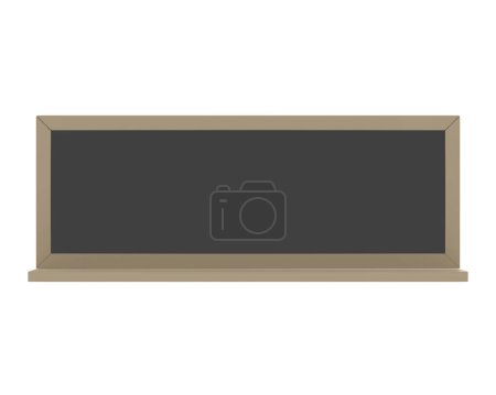 Photo for Wooden chalkboard for copy space text - Royalty Free Image