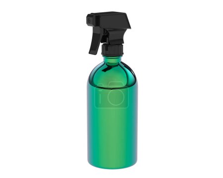 Photo for Spray bottle isolated on background. 3d rendering - illustration - Royalty Free Image