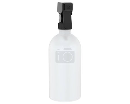 Photo for Spray bottle isolated on background. 3d rendering - illustration - Royalty Free Image
