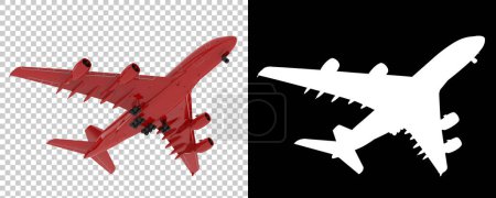 Photo for 3d illustration of Xtreme Air Sbach 342  Airplanes isolated on white background. two-seat aerobatic and touring monoplanes - Royalty Free Image