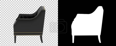 Photo for 3d color render illustration of armchair - Royalty Free Image