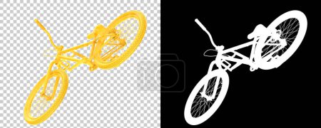 Photo for Modern bmx bicycle on white background - Royalty Free Image