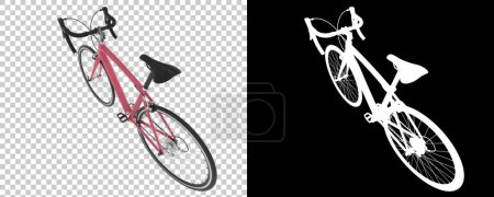 Téléchargez les photos : Vélo rapide isolé en arrière-plan. rendu 3d - illustration - en image libre de droit