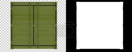 Foto de 3d representación ilustración de caja de carga de contenedores - Imagen libre de derechos