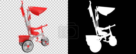 Photo for Modern kids bicycle on white background - Royalty Free Image