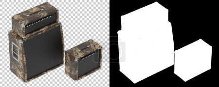 Photo for Speakers isolated on background. 3d rendering - illustration - Royalty Free Image
