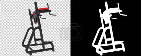 Téléchargez les photos : Illustration 3D de chaises romaines, équipement de gymnastique d'entraînement - en image libre de droit