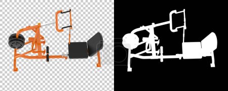 Téléchargez les photos : Illustration 3D des appareils de gymnastique Levier, équipement de sport - en image libre de droit
