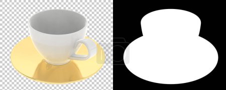 Photo for Color 3d rendered illustration of cup - Royalty Free Image