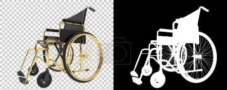 Téléchargez les photos : Icône fauteuil roulant Illustration 3D - en image libre de droit