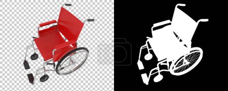Photo for Wheelchair icon 3d illustration - Royalty Free Image