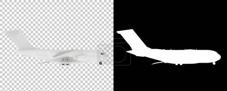 Téléchargez les photos : Avion commercial rendu 3d illustration - en image libre de droit