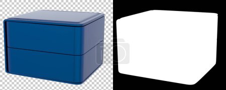 Photo for Watch box isolated on background. 3d rendering - illustration - Royalty Free Image