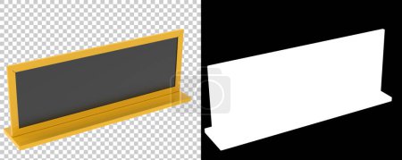 Photo for Wooden chalkboards for copy space text - Royalty Free Image