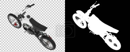 Foto de Motocross 3D renderizado - ilustración - Imagen libre de derechos
