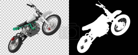 Photo for Motocross bike 3d rendering - illustration - Royalty Free Image