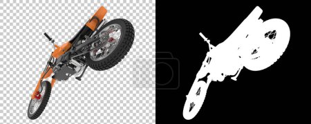 Foto de Motocross 3D renderizado - ilustración - Imagen libre de derechos