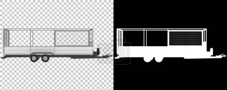 Téléchargez les photos : Dépannage camion avec roues, illustration de rendu 3d. service de transport - en image libre de droit