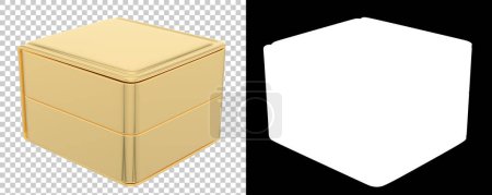 Photo for Watch box isolated on background. 3d rendering - illustration - Royalty Free Image