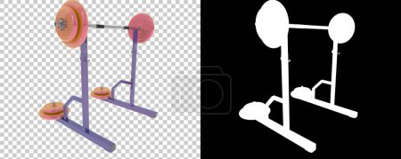 Photo for 3d illustration of, gym sport equipment - Royalty Free Image