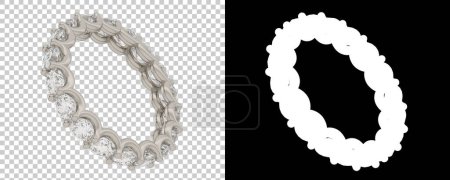 Téléchargez les photos : Illustration 3D de beaux bijoux précieux décoratifs - en image libre de droit