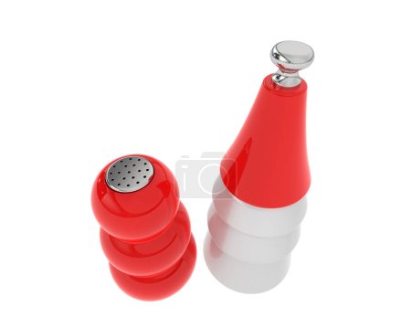 Photo for Shakers  Pepper . Isolated 3D rendering - Royalty Free Image