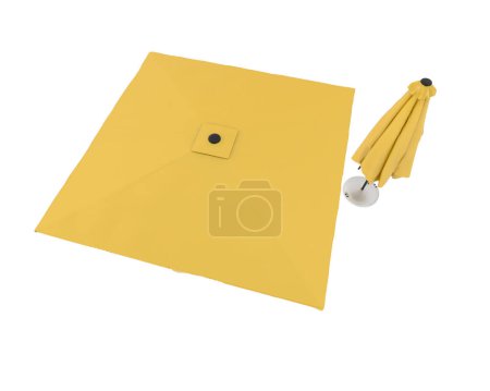 Photo for Umbrellas isolated on white background - Royalty Free Image