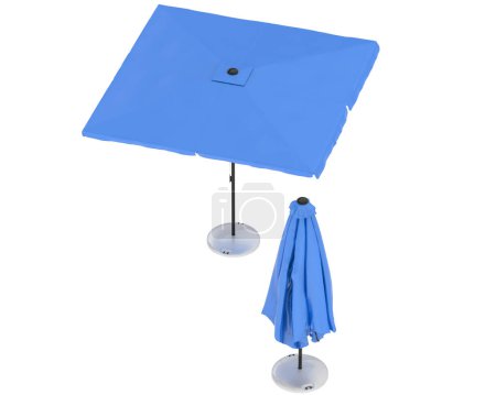 Téléchargez les photos : Parapluies isolés sur fond blanc - en image libre de droit