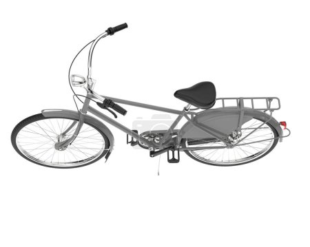 Téléchargez les photos : Bicyclette moderne isolé sur fond blanc - en image libre de droit