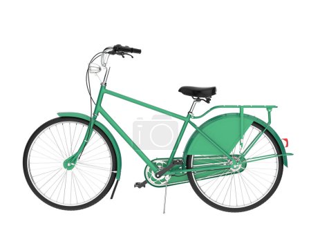 Téléchargez les photos : Icône vélo classique sur fond blanc - en image libre de droit
