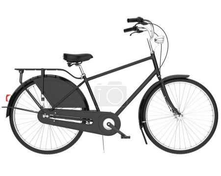 Téléchargez les photos : Icône vélo classique sur fond blanc - en image libre de droit