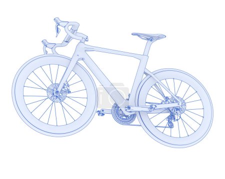 Photo for Classic Bike icon on white background - Royalty Free Image