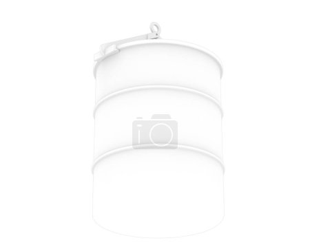 Téléchargez les photos : Tambour isolé sur fond blanc. rendu 3d - illustration - en image libre de droit